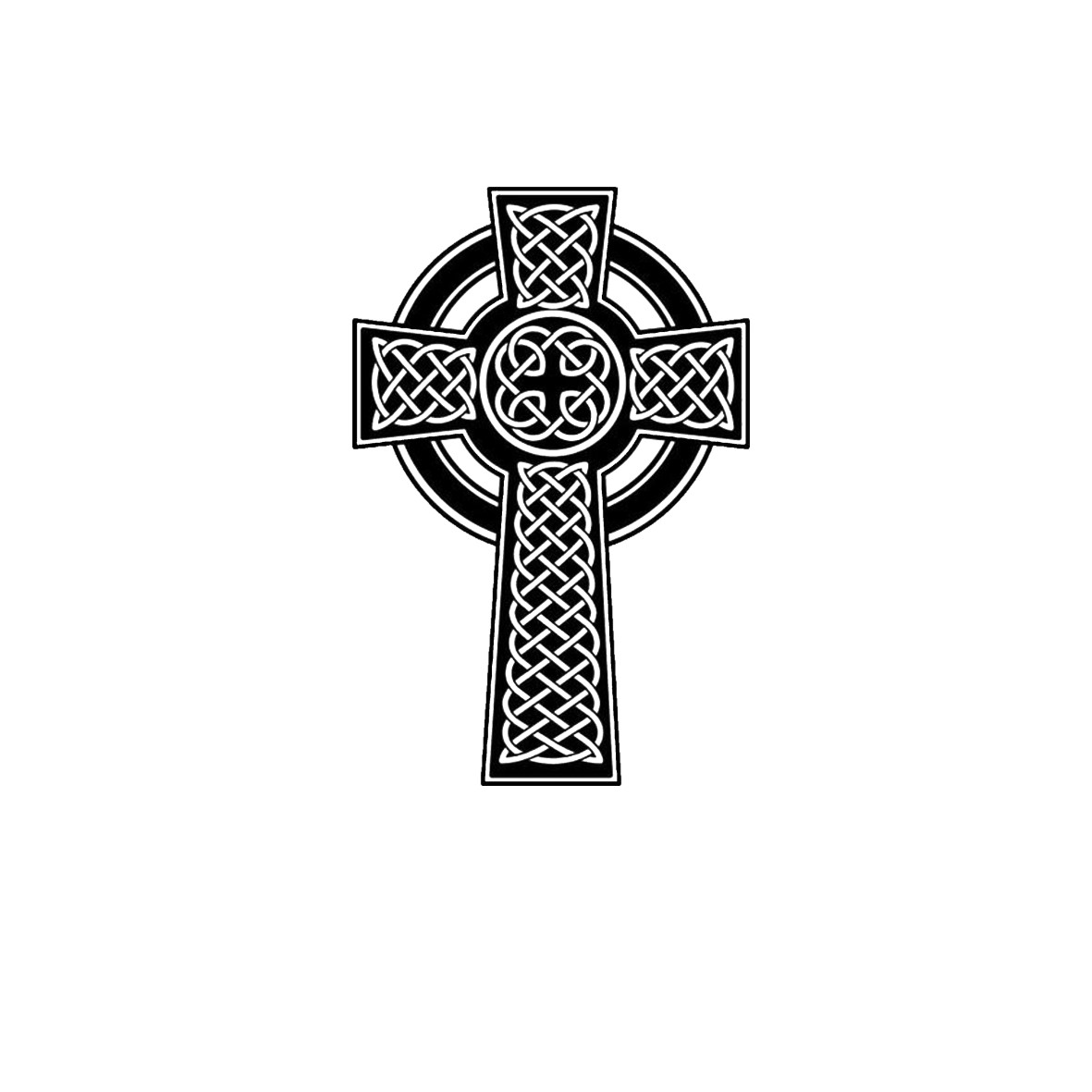 croix celtique motif thermocollant