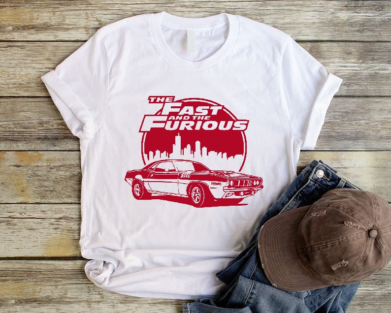 Fast and Furious motif thermocollant t-shirt homme