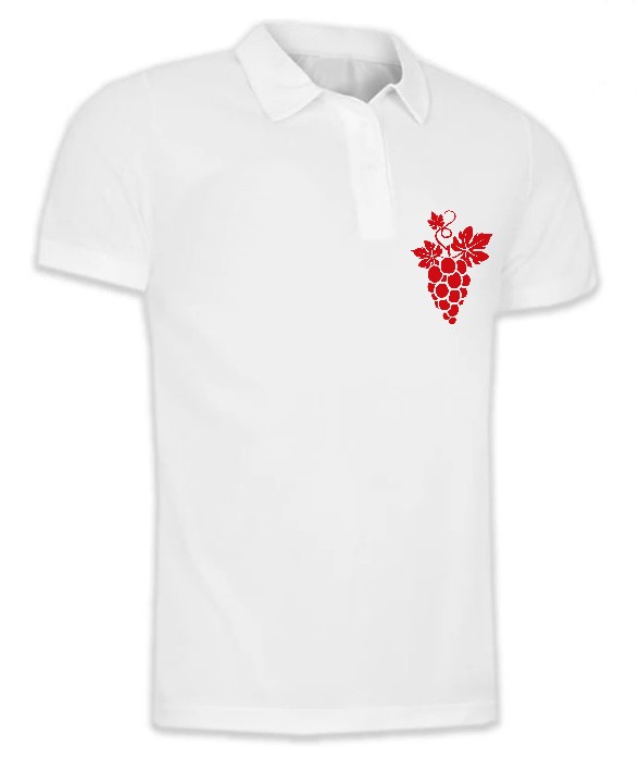 grappe de raisins motif thermocollant tee shirt