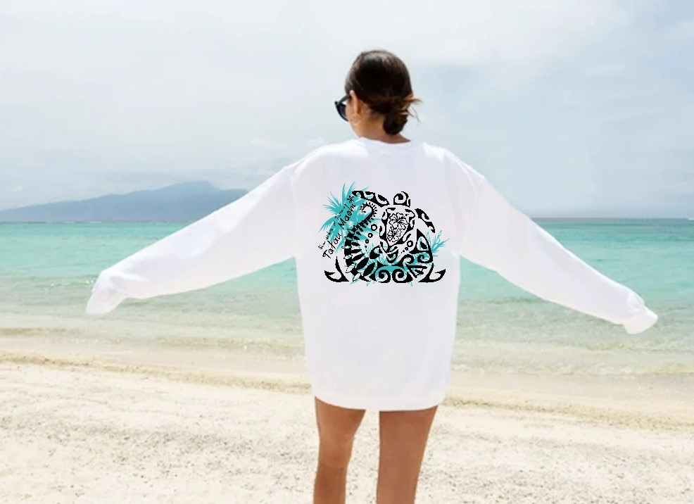 tortue collection tatau maohi sweat femme