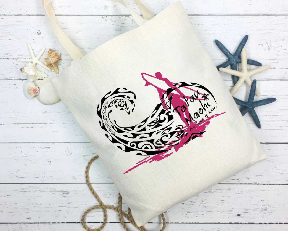 grosse vague surfeur collection tatau maohi sac shopping