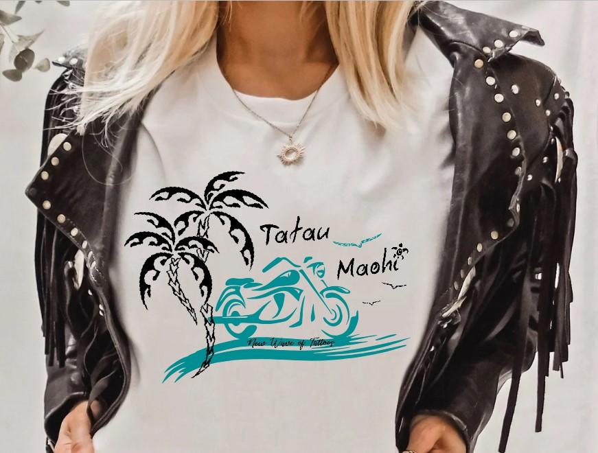 moto collection tatau maohi t-shirt femme
