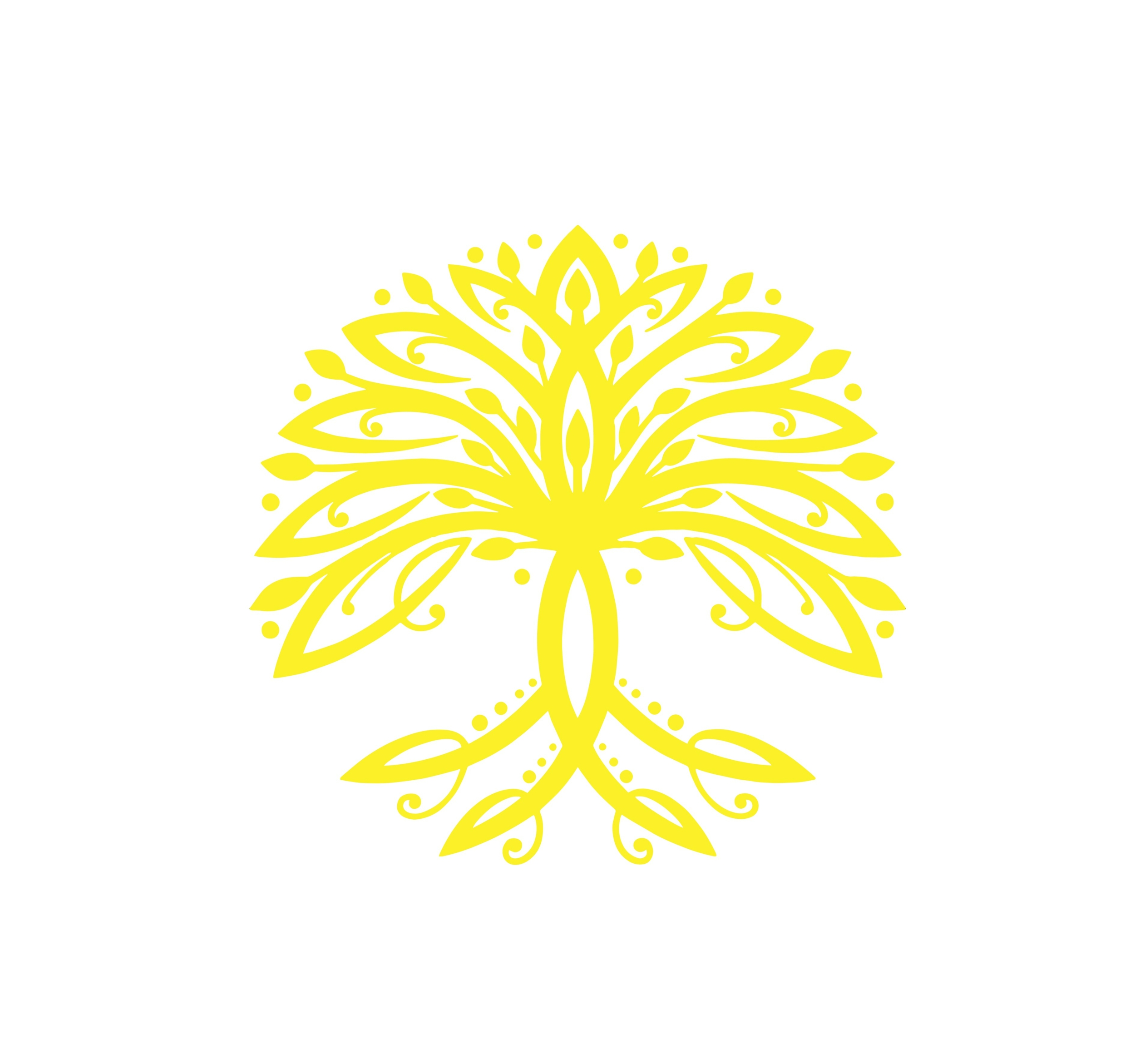 arbre de vie stylisé motif thermocollant