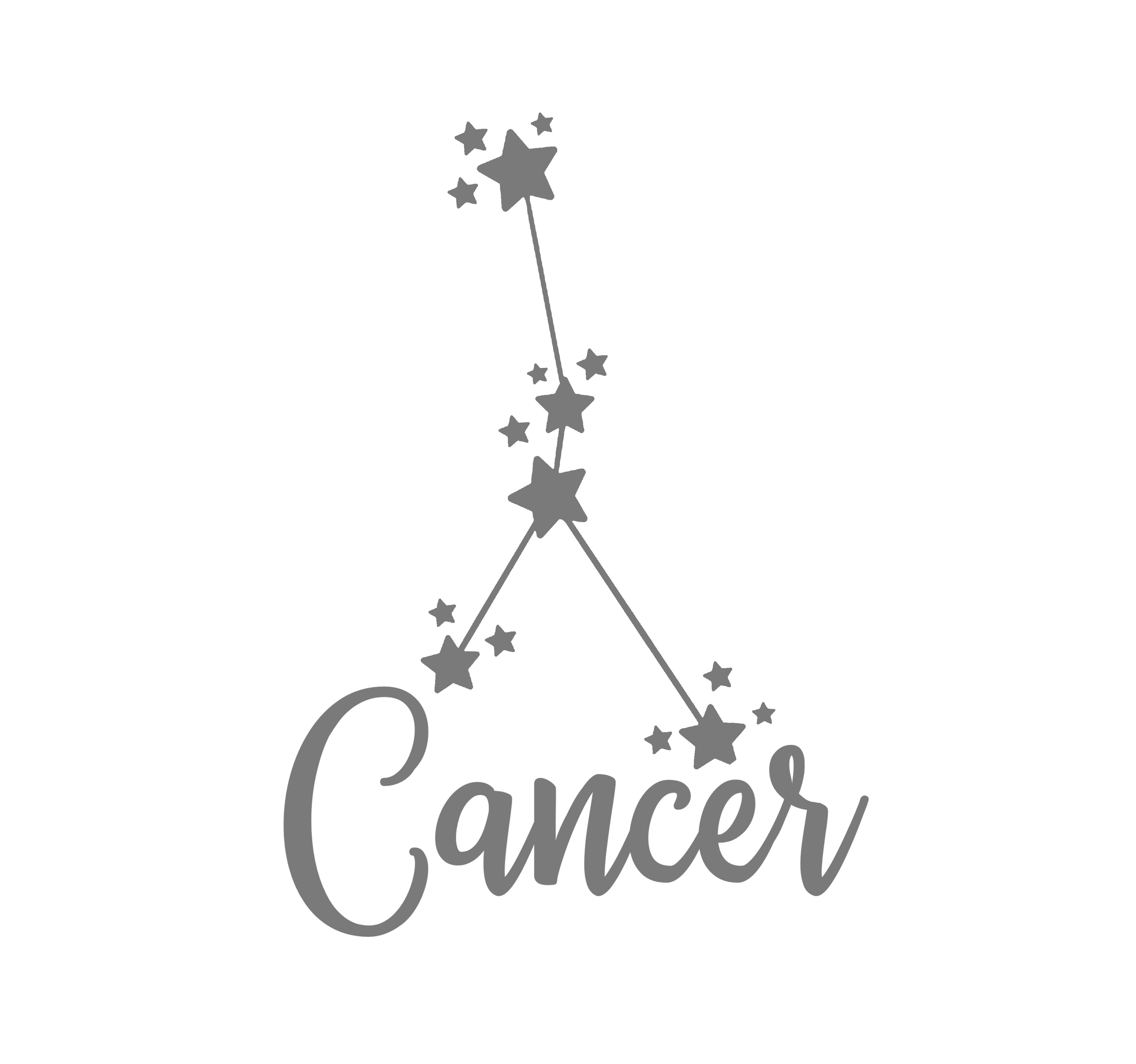 cancer zodiaque motif thermocollant
