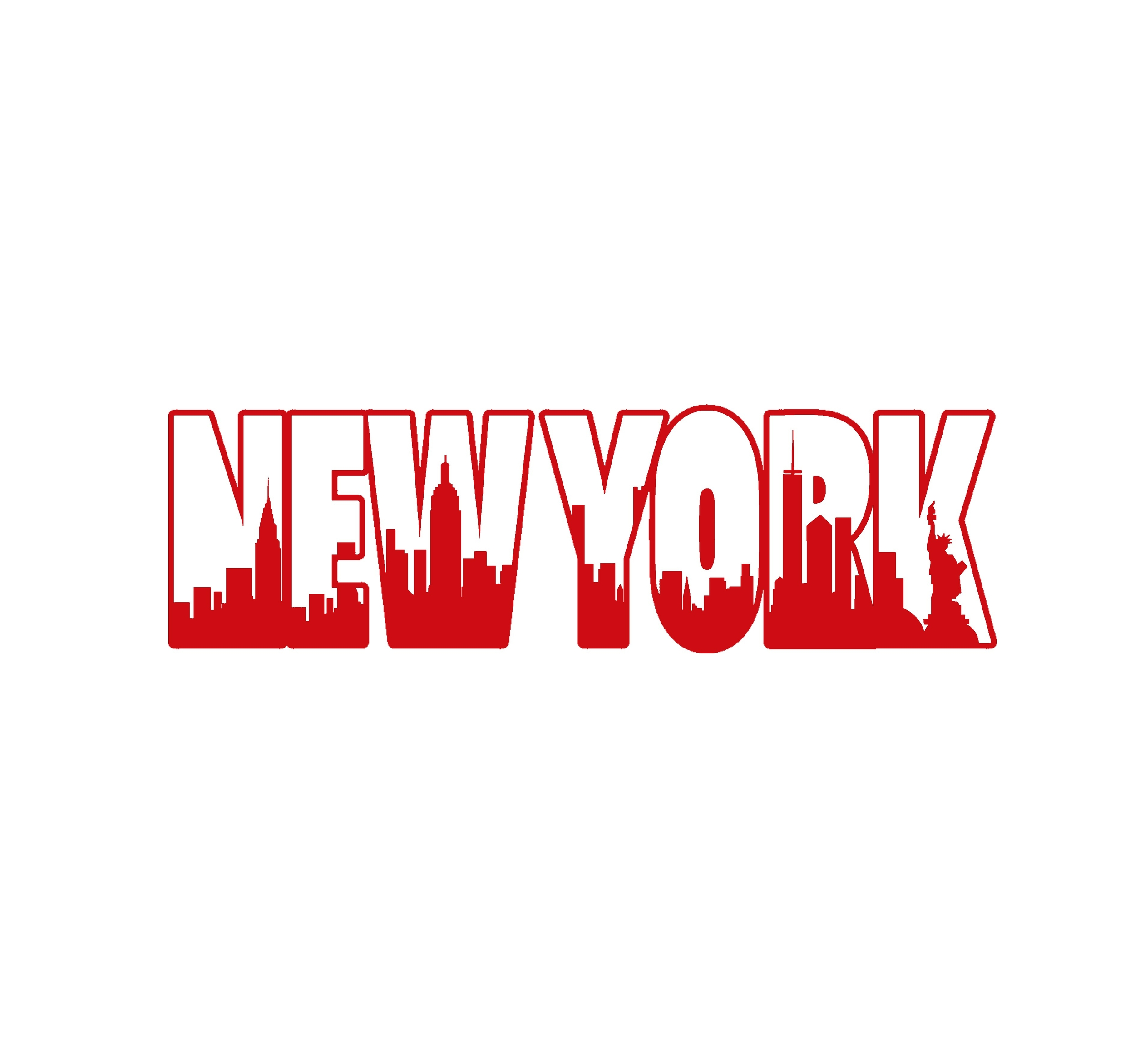 new york lettres motif thermocollant