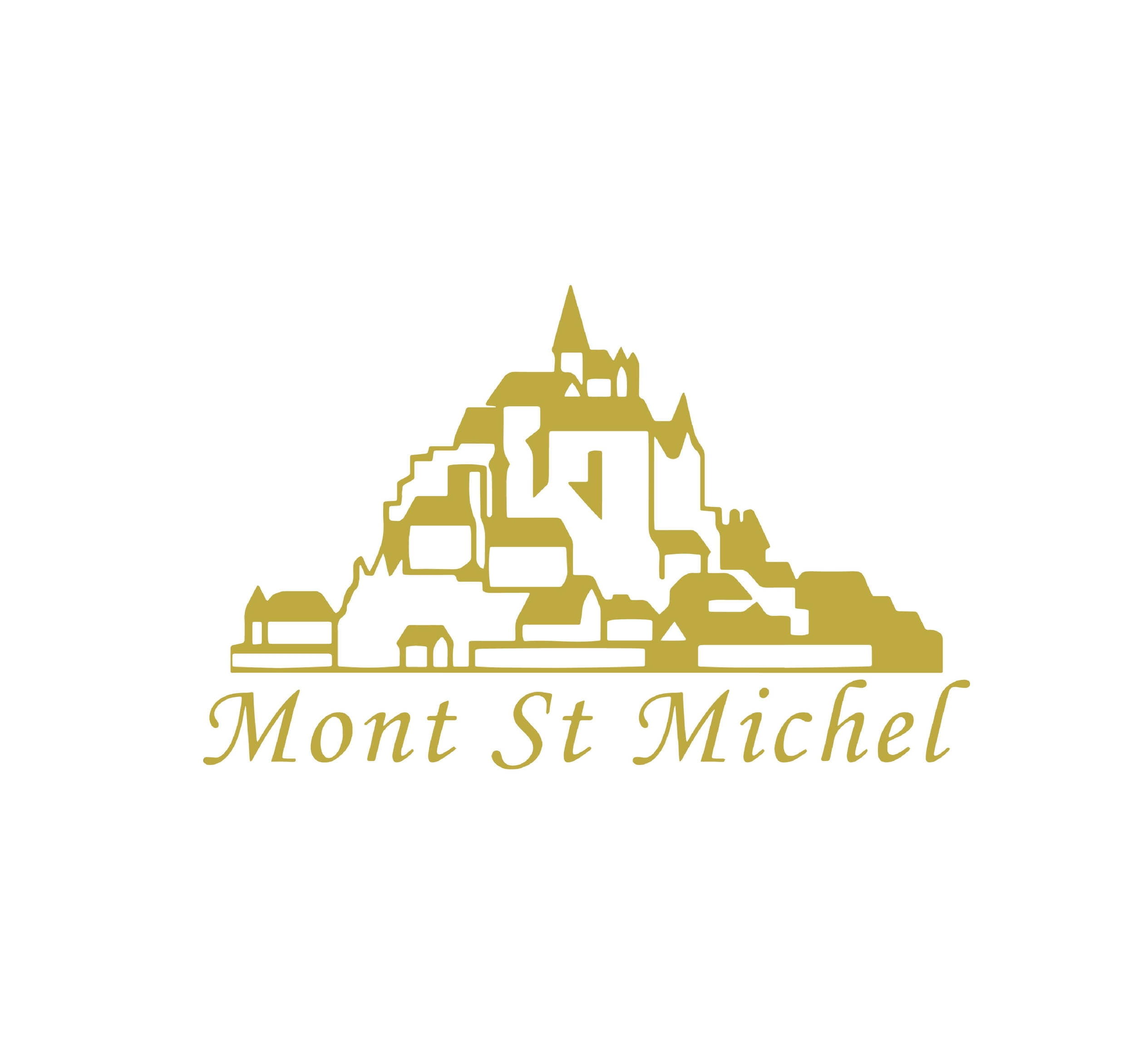mont saint michel motif thermocollant