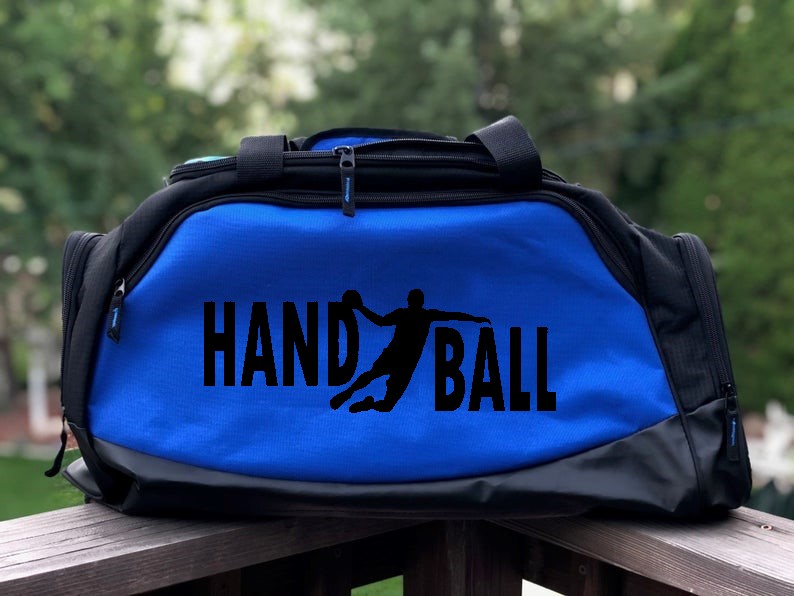 Handball motif thermocollant sac sport voyage