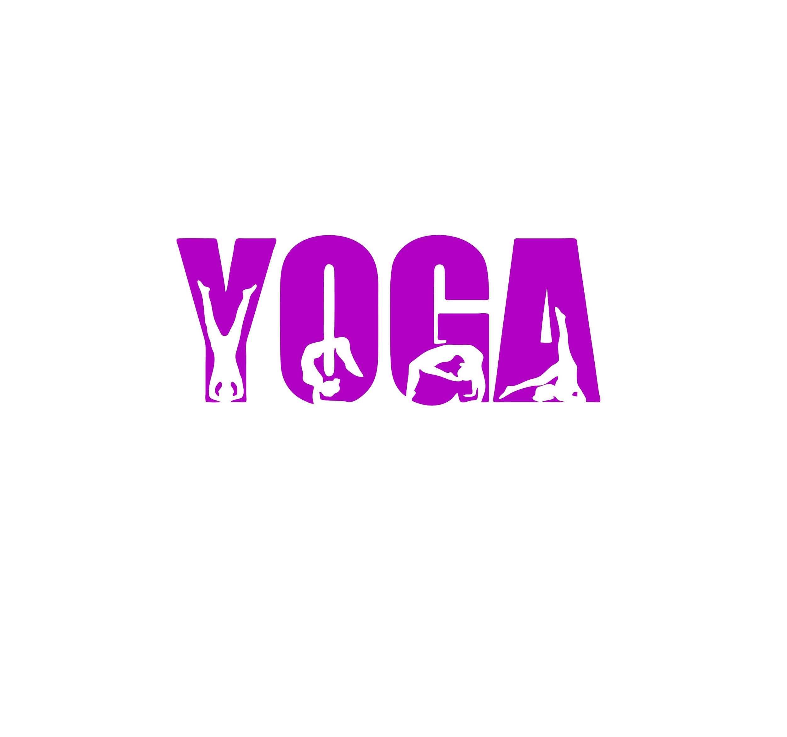yoga silhouettes motif thermocollant flex textile
