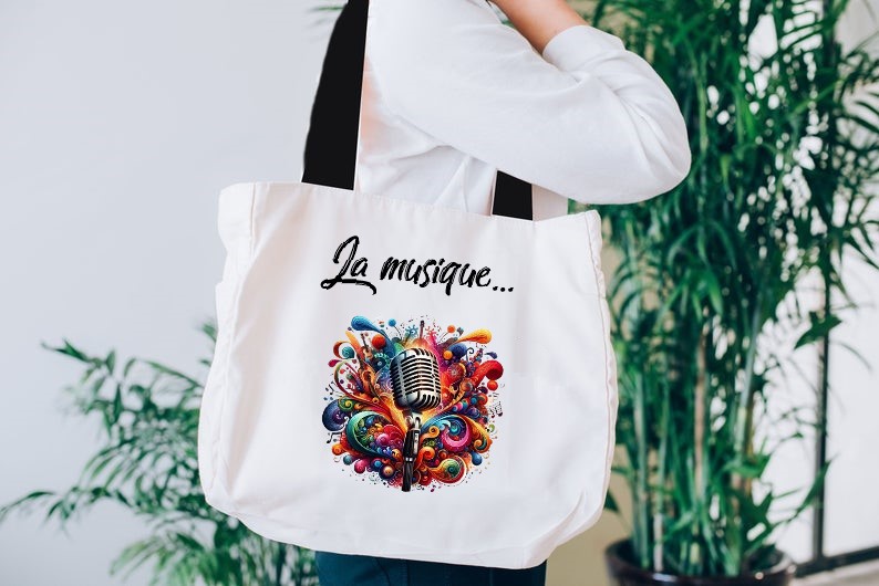 micro musique impression dtf flex textile t-shirt homme femme enfant sac shopping tissu toile plage sport vintage ancien vieux music