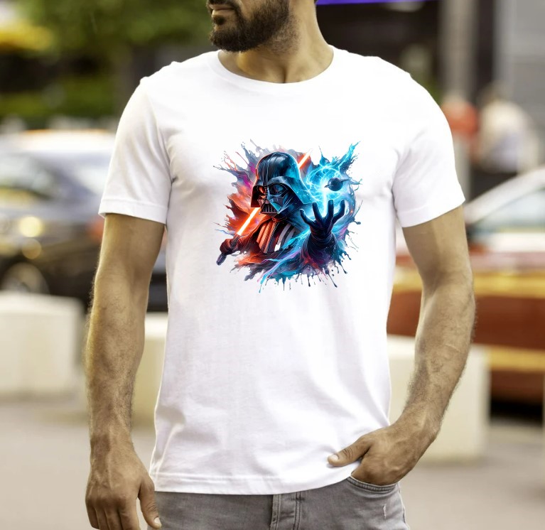 Dark Vador Star Wars Transfert Thermocollant t-shirt homme femme enfant