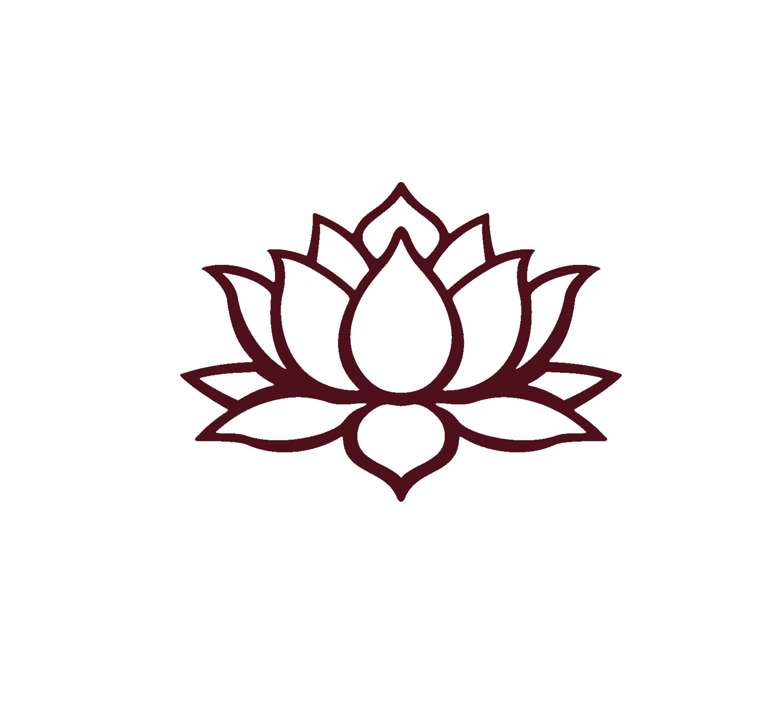joli lotus motif thermocollant flex textile