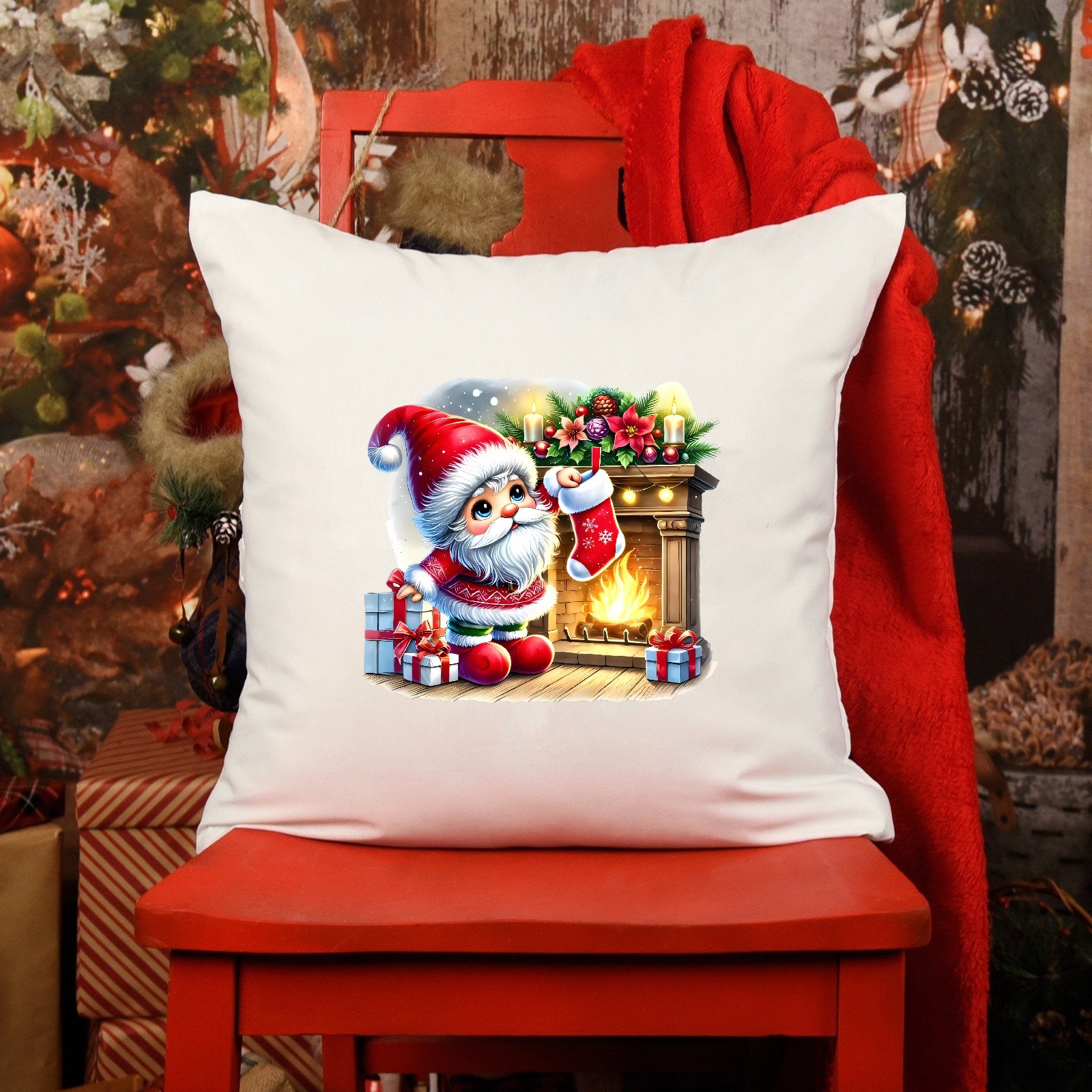 Père Noël Cheminée2