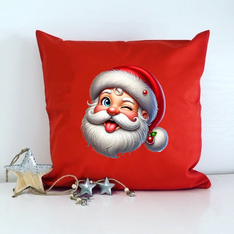 Tête Père Noël Clin doeil2