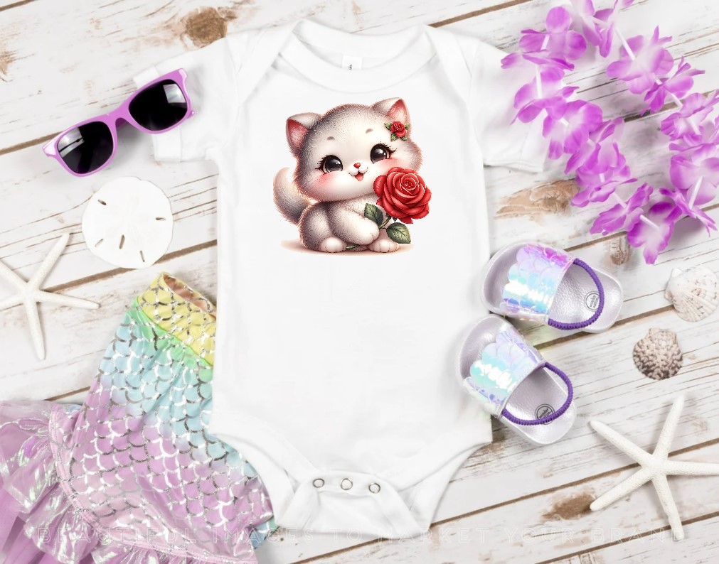 Chat Rose Rouge1