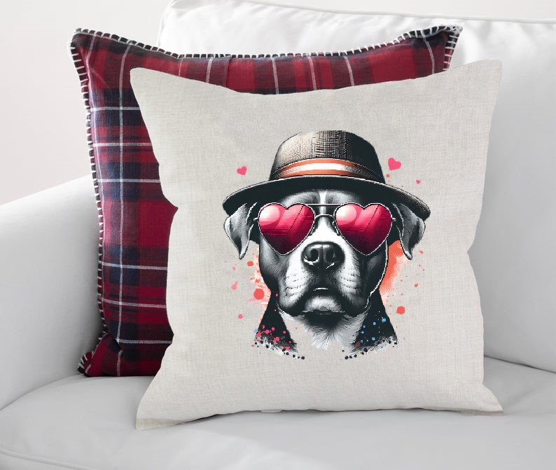 Chien Chapeau Coeurs2