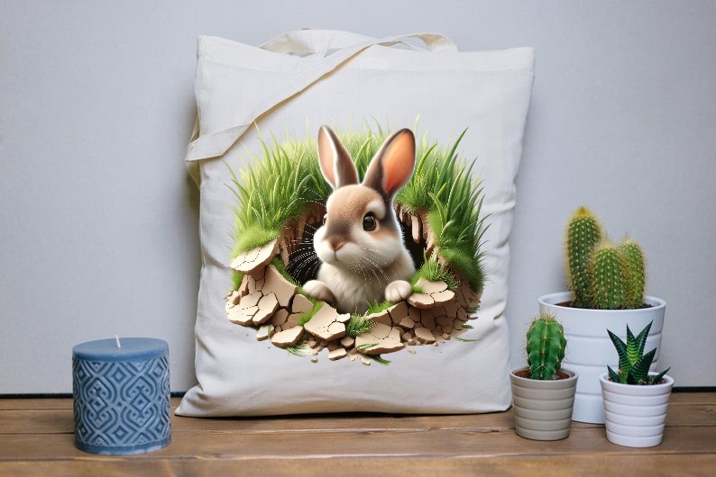 Tête Lapin Herbes2
