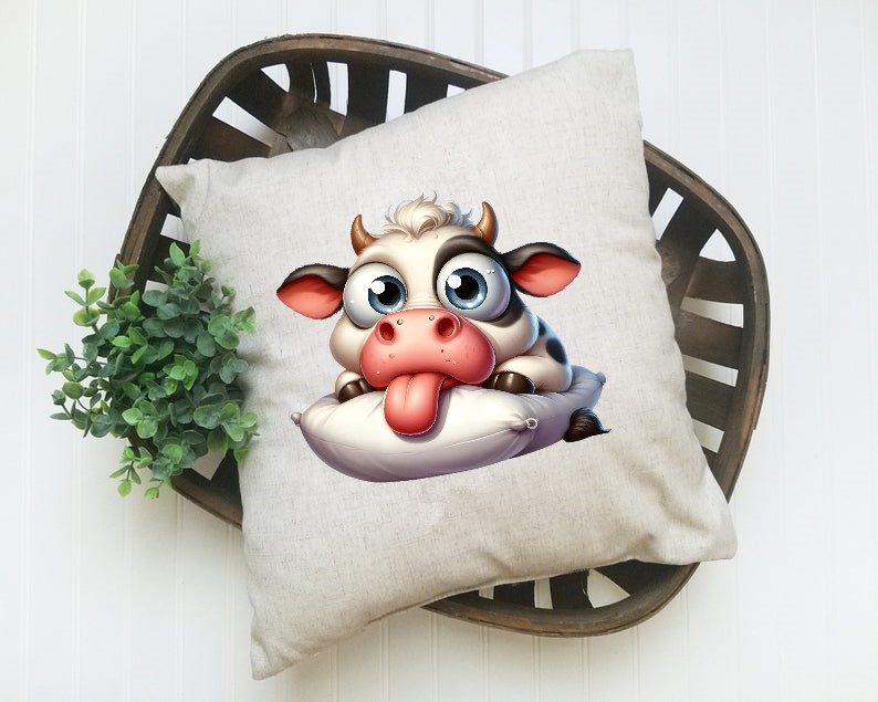Vache Langue Oreiller2