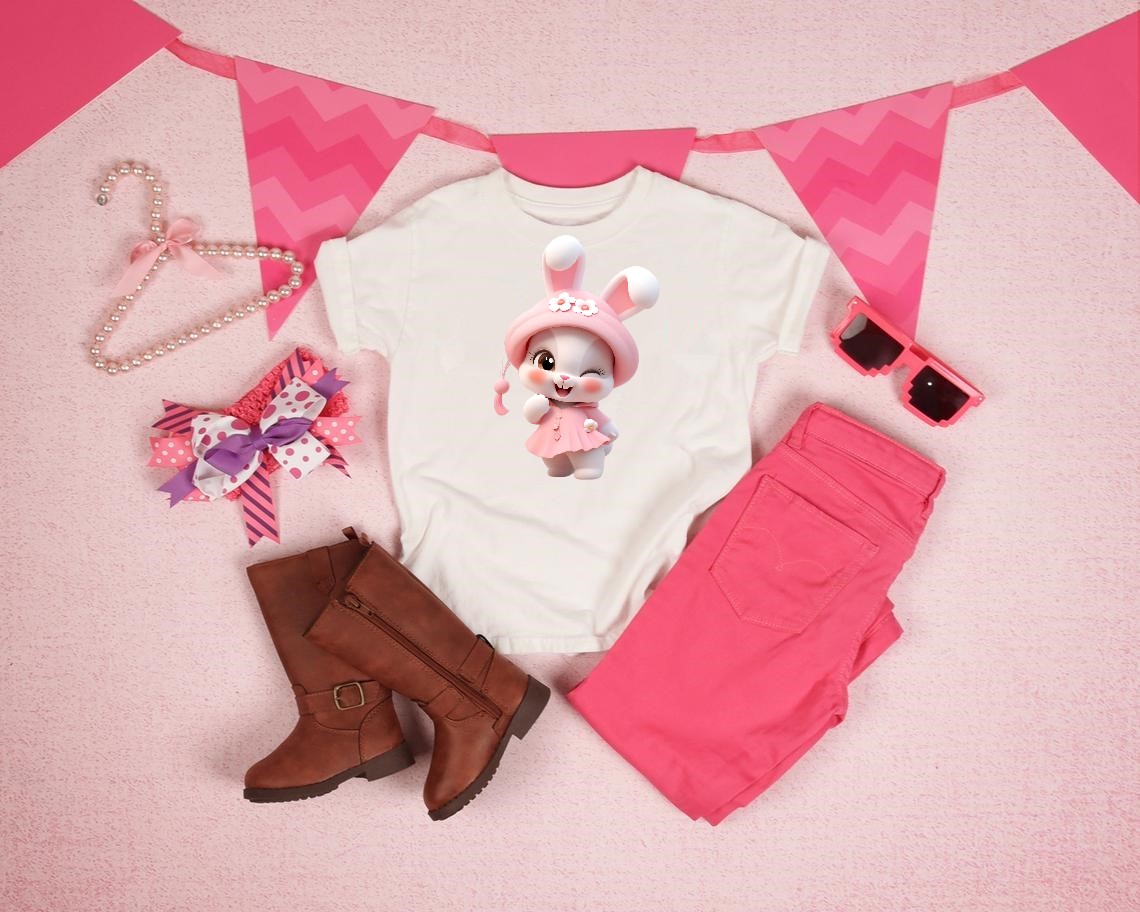 Lapin Rose Clin doeil1