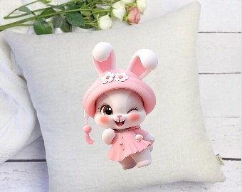 Lapin Rose Clin doeil2