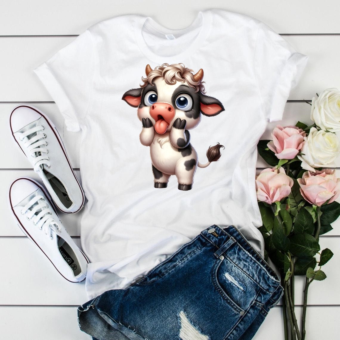 Vache Debout Etonnée1