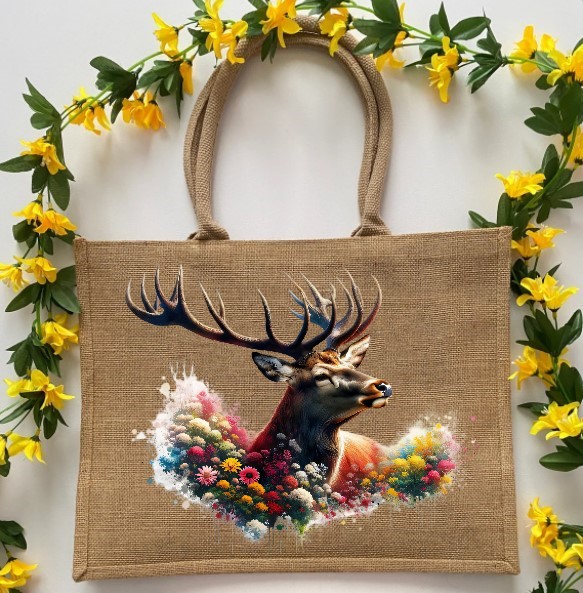 Cerf Bois Fleurs2
