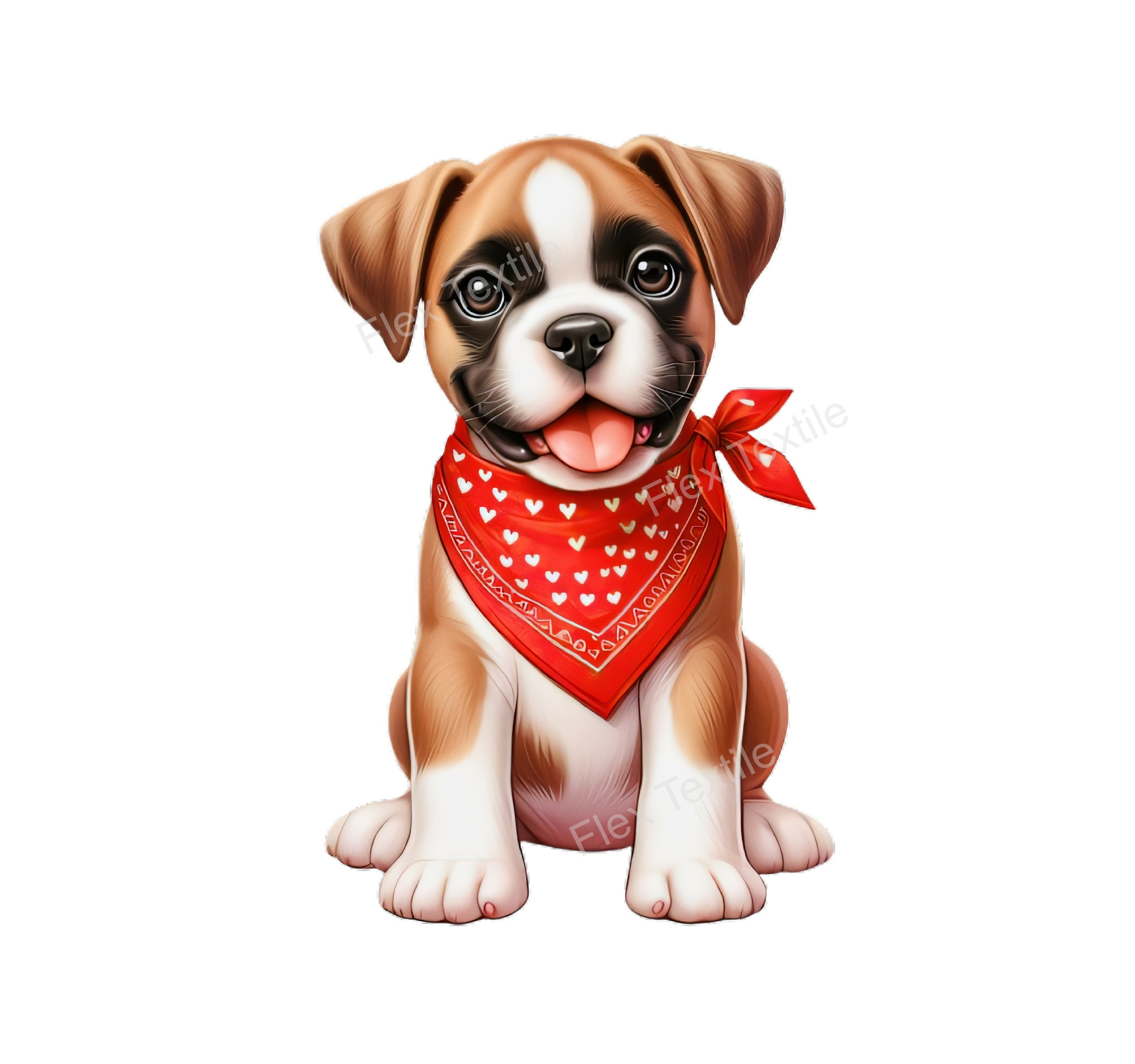 chiot boxer bandana