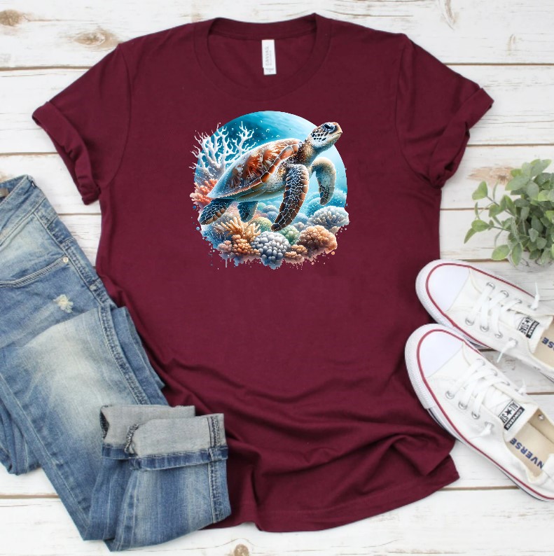 Tortue Mer Océan Corail1