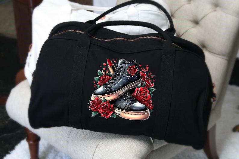 Paire Chaussures Fleurs2