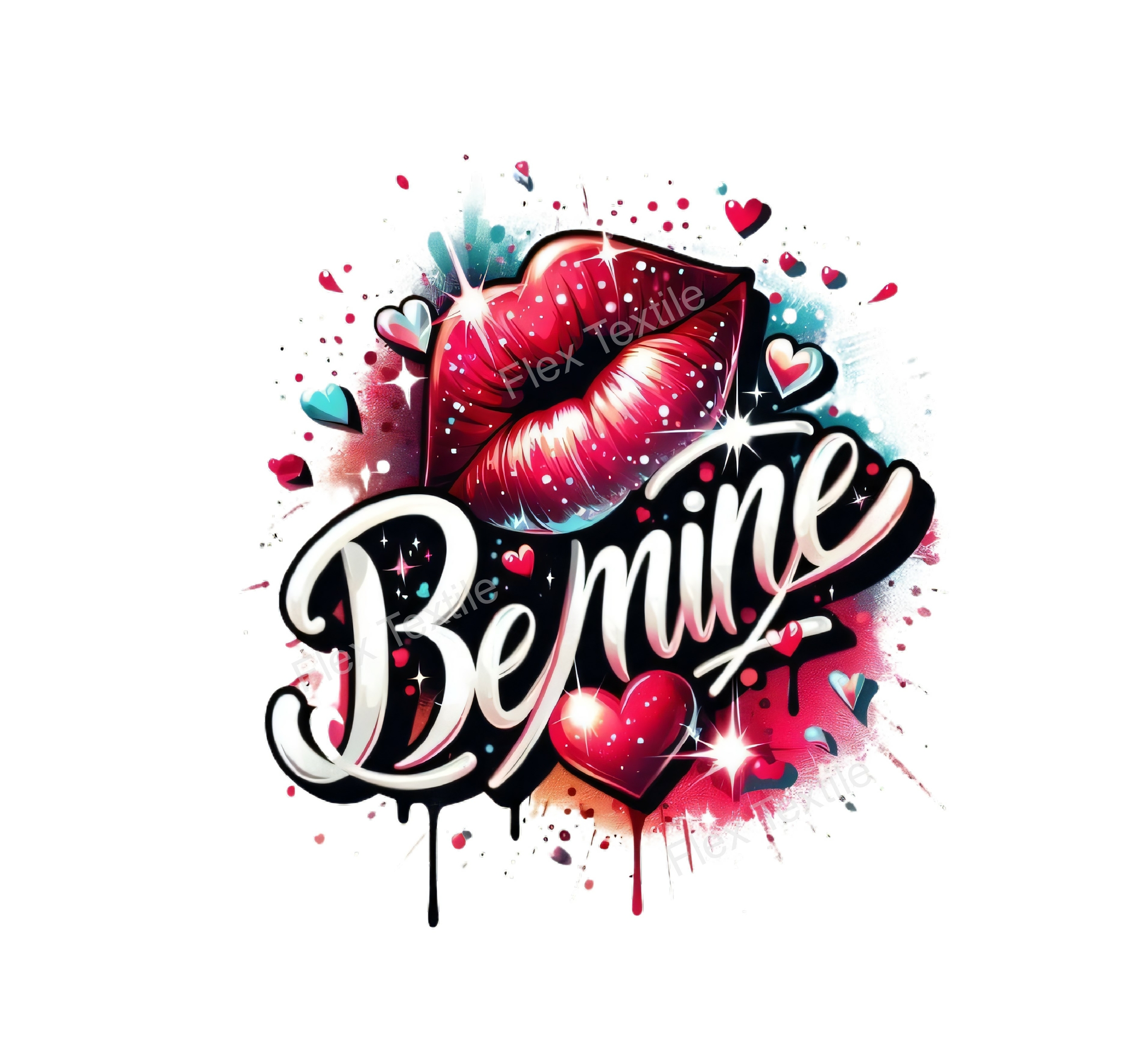 be mine bouche transfert thermocollant impression dtf flex textile