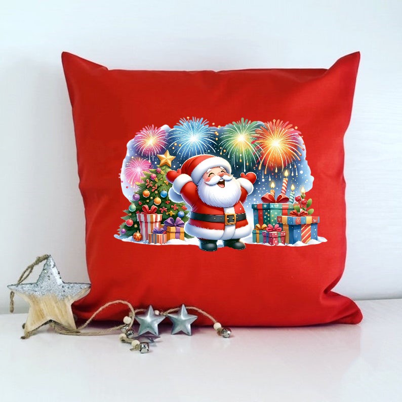 Père Noël Feu artifice Cadeaux2
