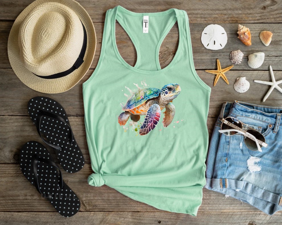 Tortue Mer Couleurs1