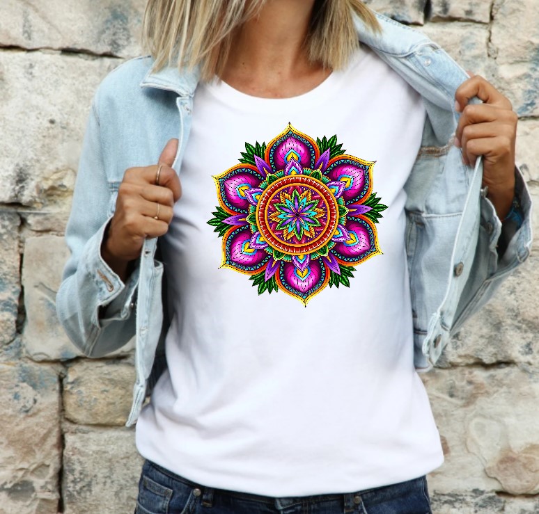 Mandala Fleurs Feuilles1