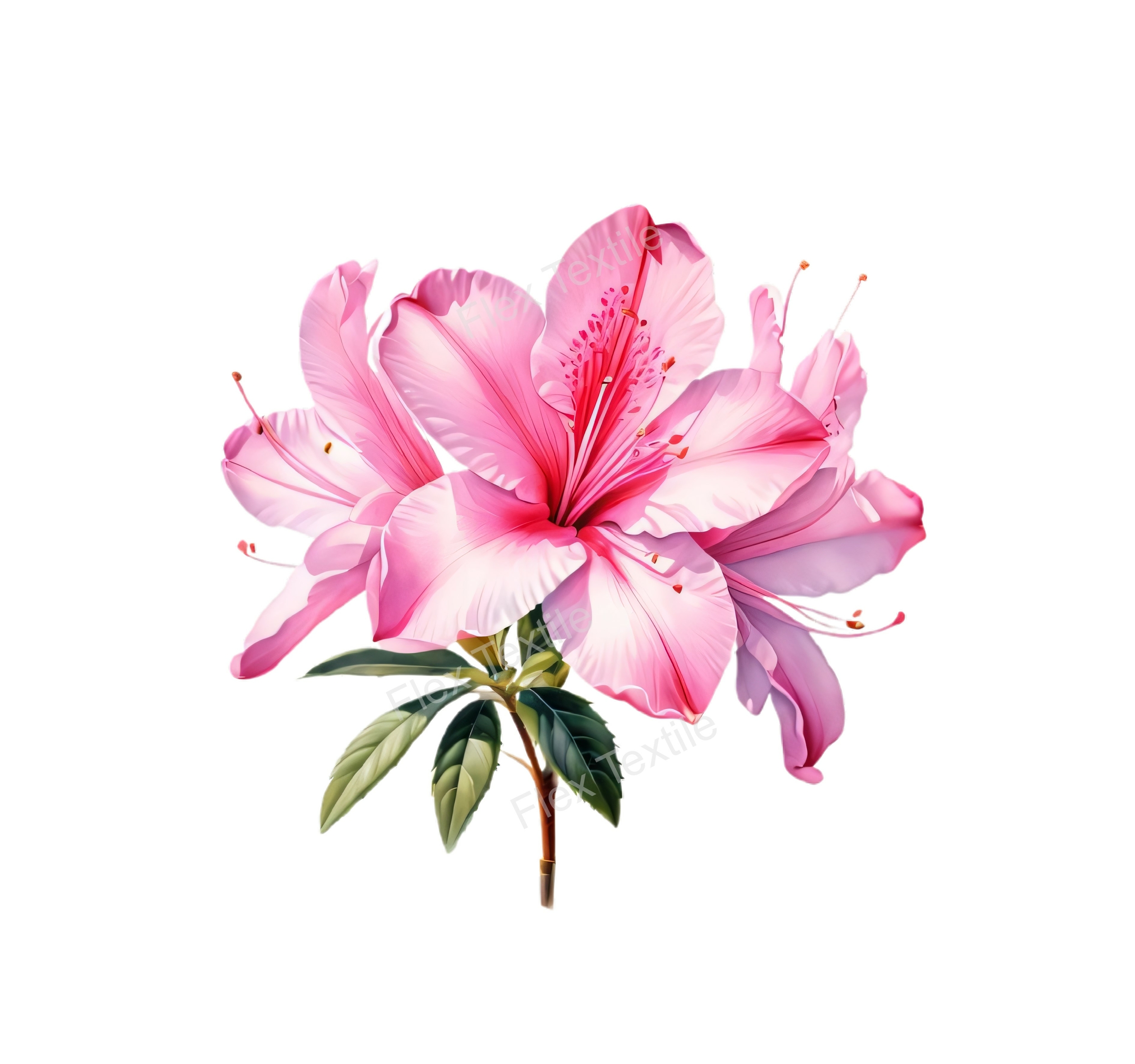 trois jolies fleurs transfert thermocollant impression dtf flex textile