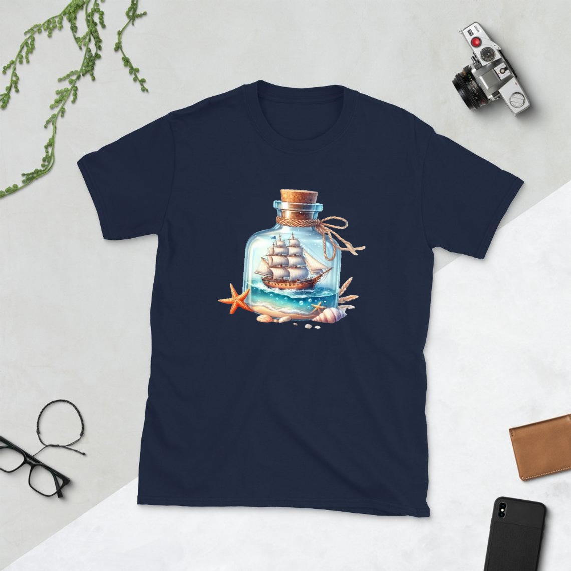 Bouteille Bateau Coquillage1