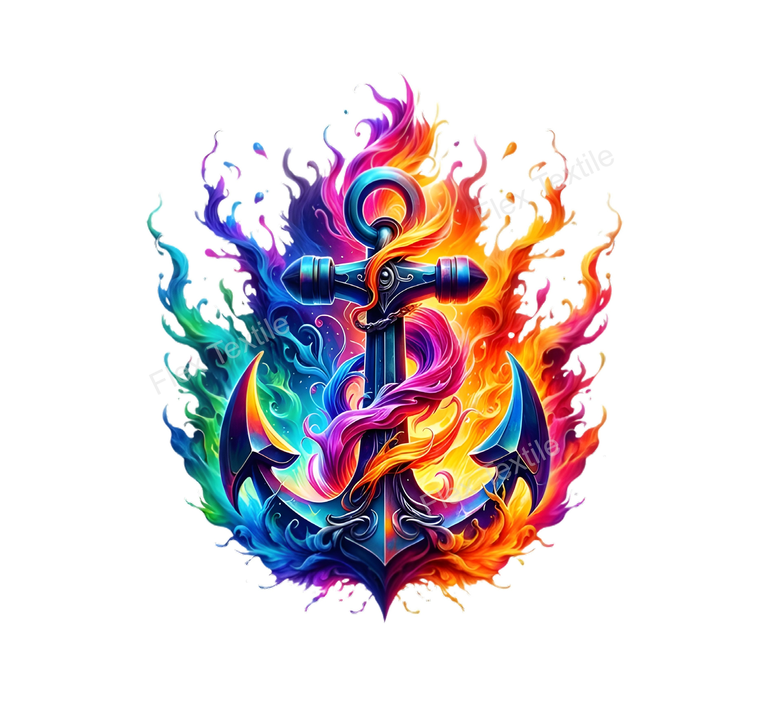 ancre couleurs transfert thermocollant impression dtf flex textile