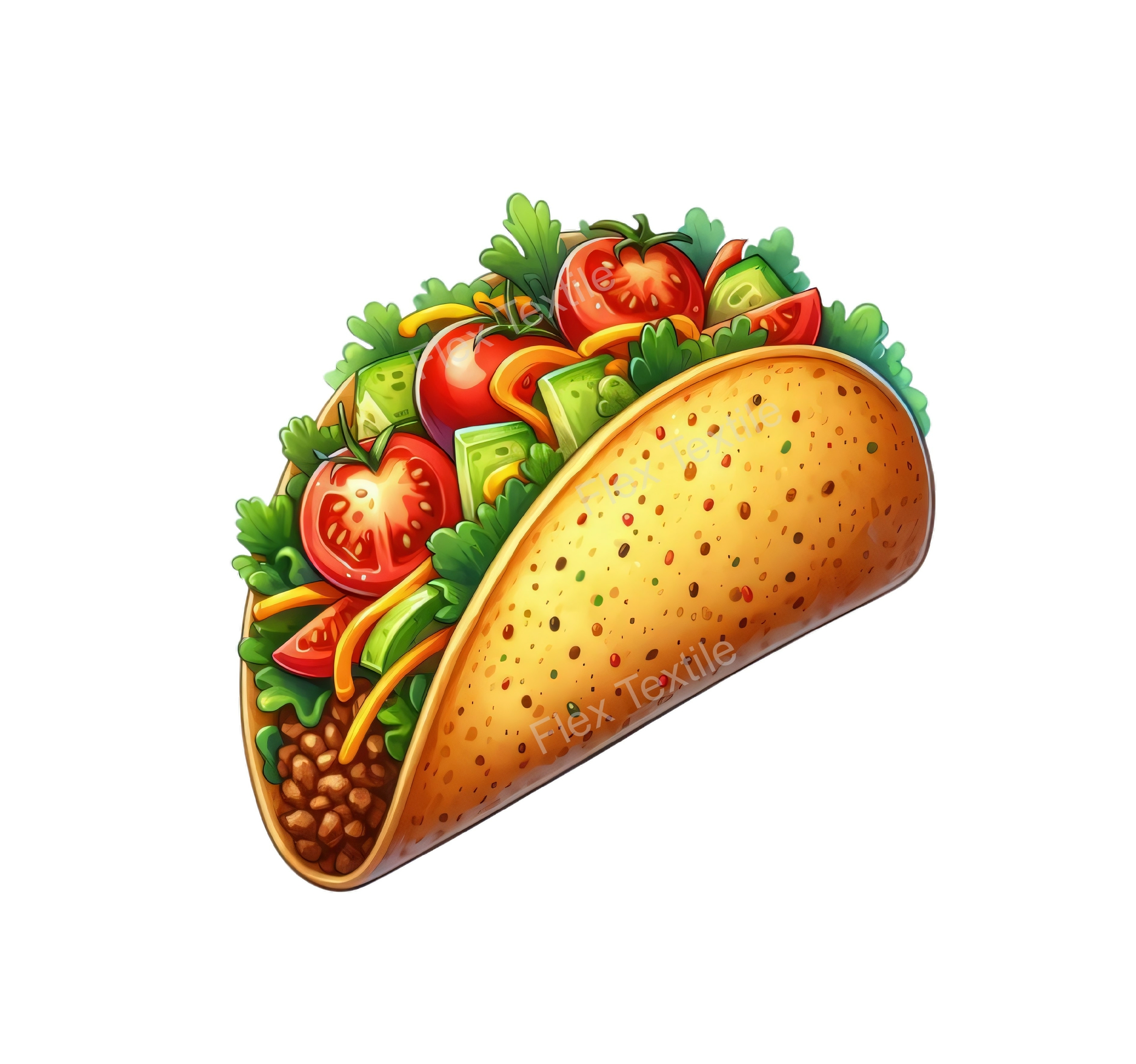 tacos transfert thermocollant impression dtf flex textile
