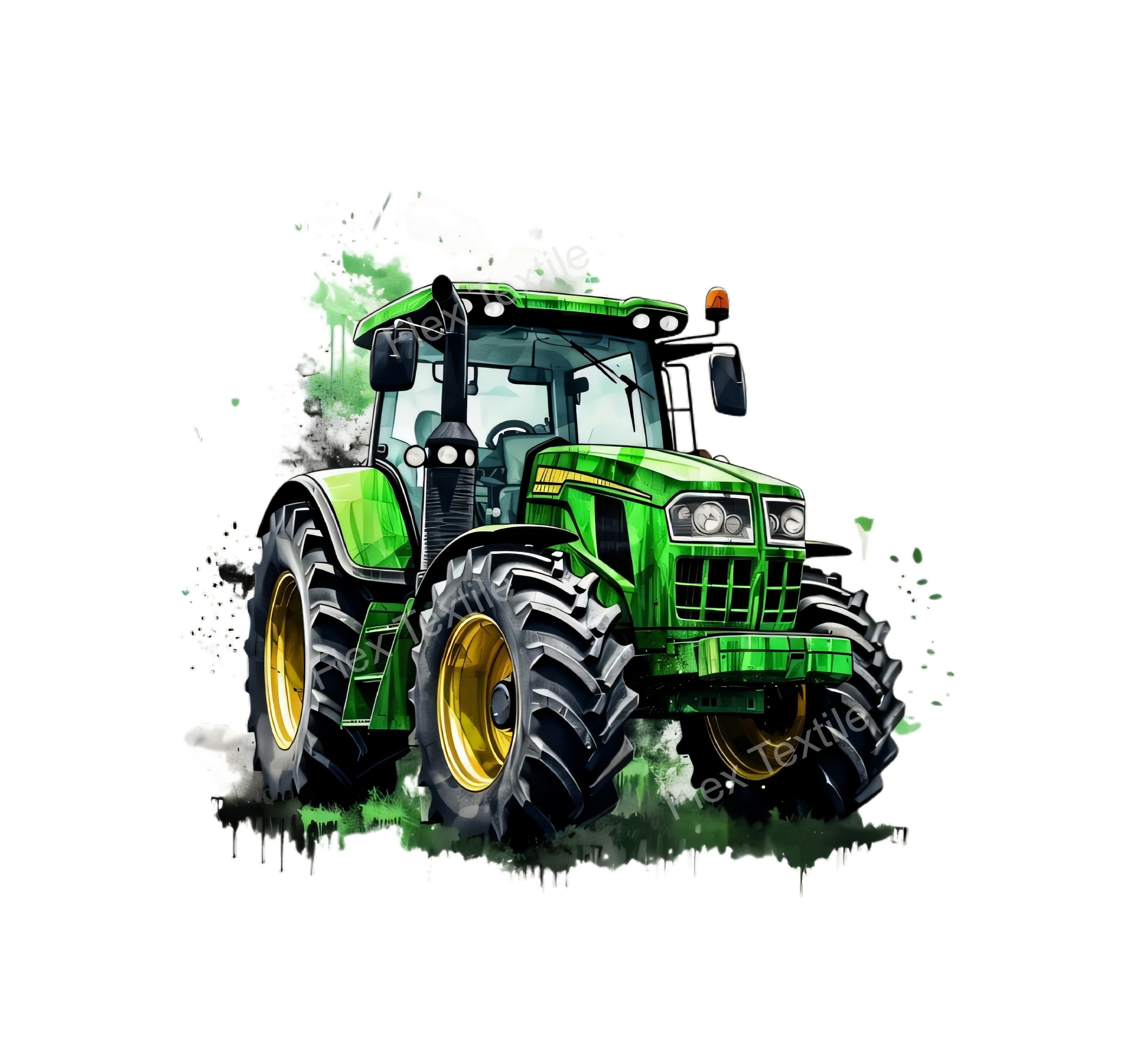 tracteur transfert thermocollant impression dtf flex textile
