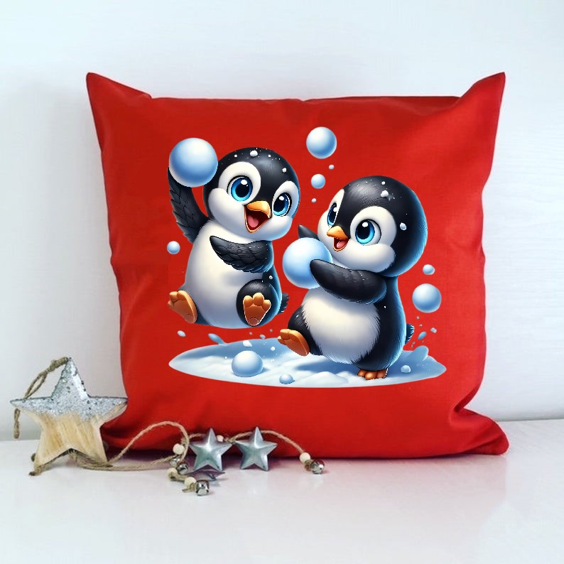 Pingouins Boules de neige2