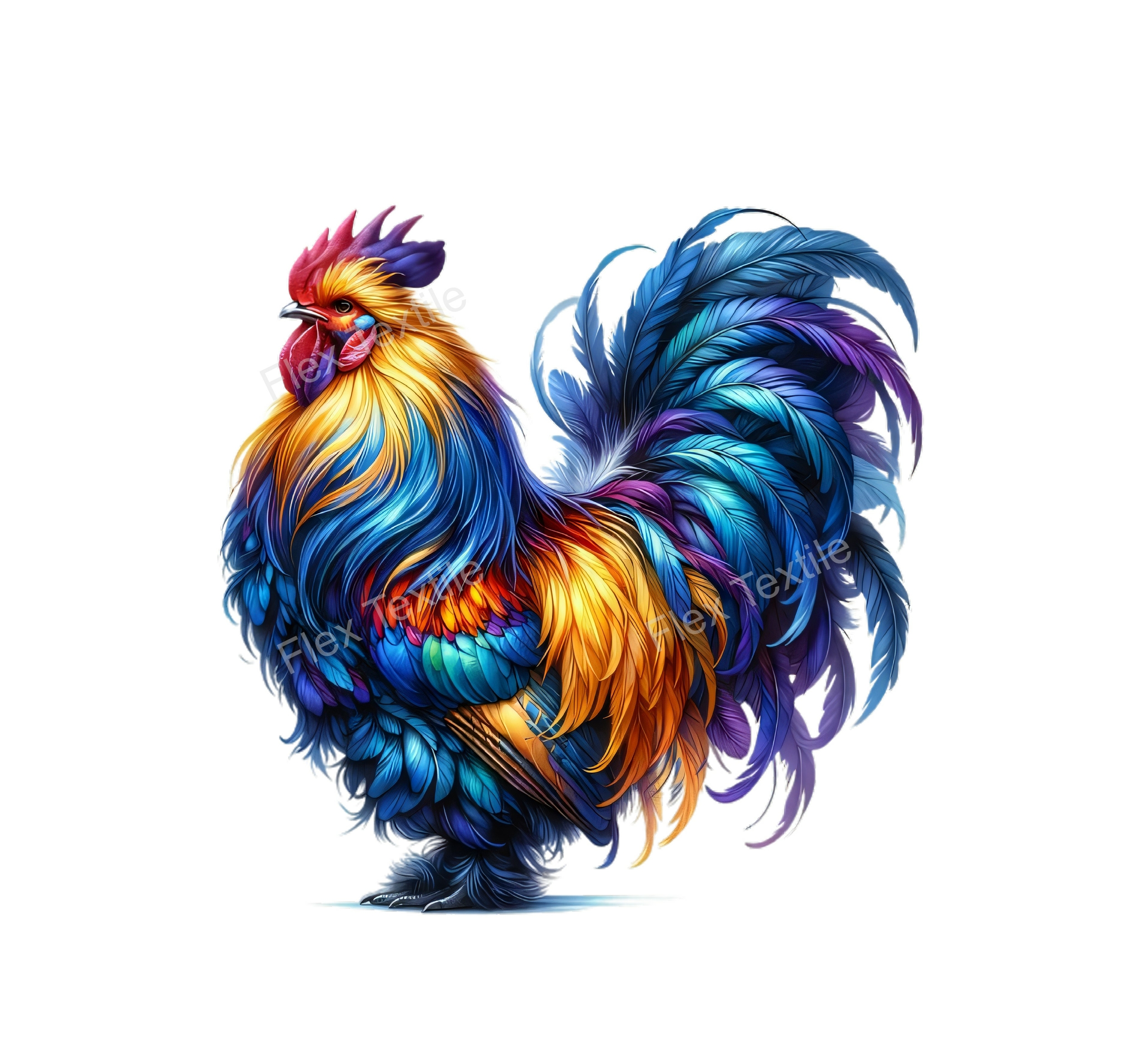 coq couleurs transfert thermocollant impression dtf flex textile