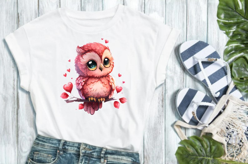 Hibou Coeurs1