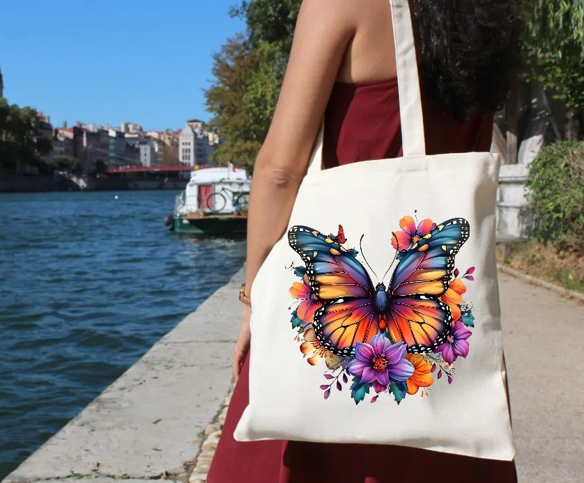 Joli Papillon Fleurs2