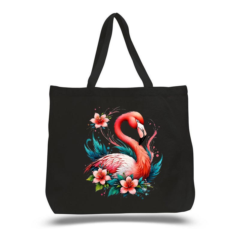 Flamant Roses Fleurs2