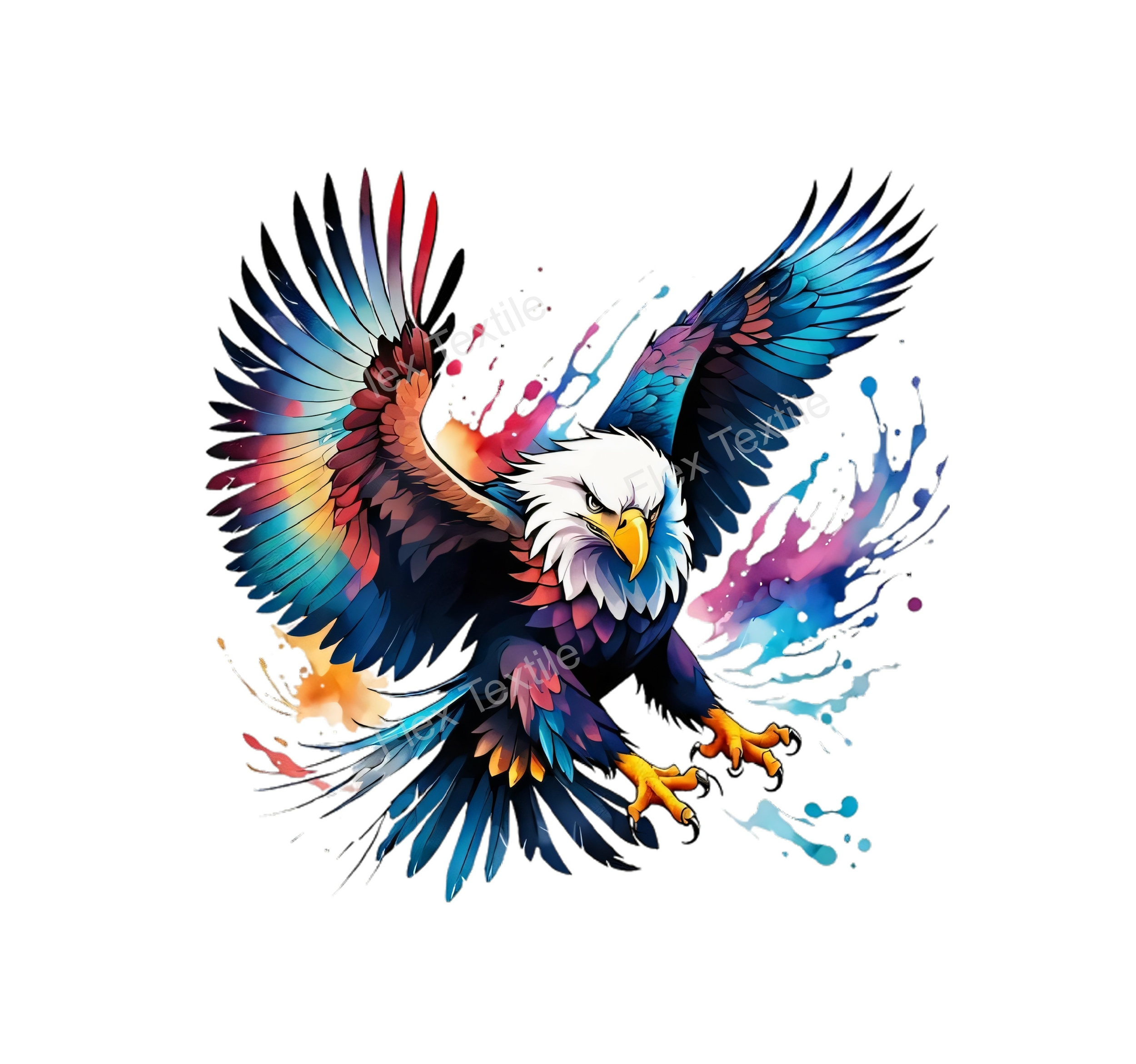 aigle chasse transfert thermocollant impression dtf flex textile