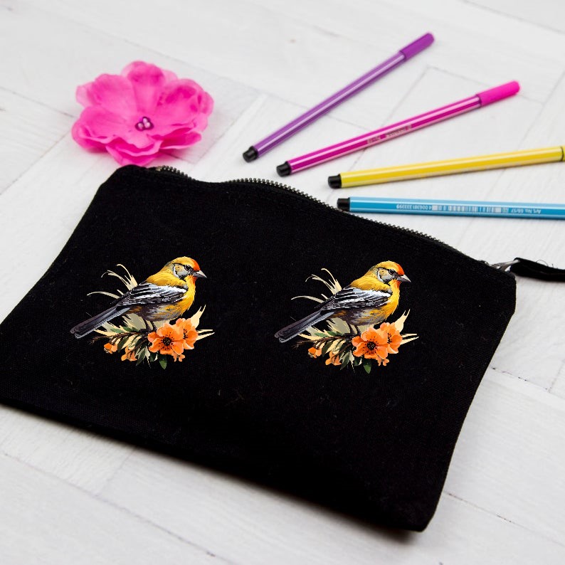 OIseau Jaune Fleurs2