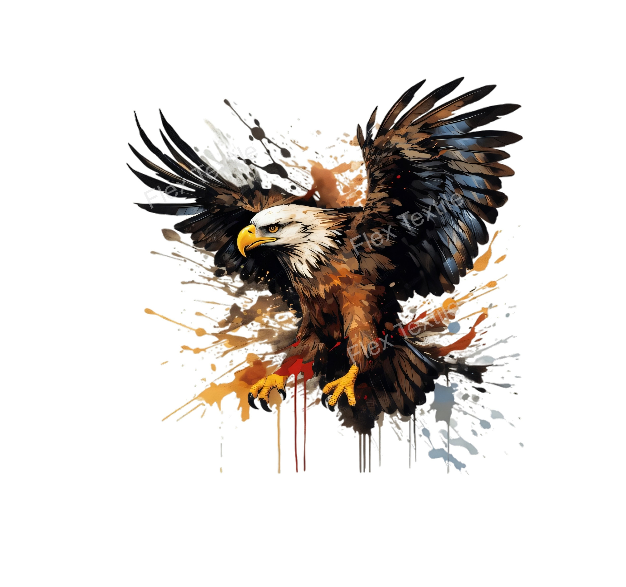 aigle royal transfert thermocollant impression dtf flex textile