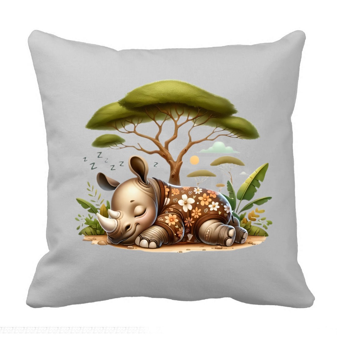 Bébé Rhinocéros dort2