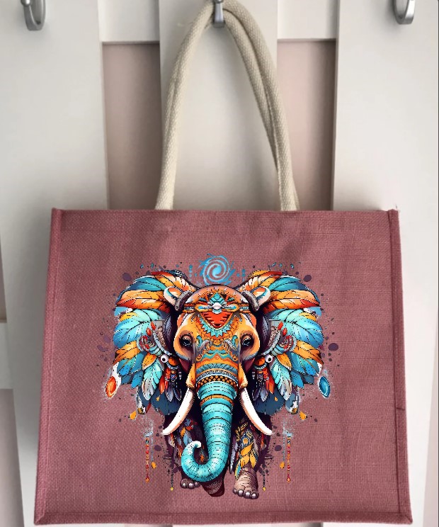 Eléphant Plumes Couleurs2