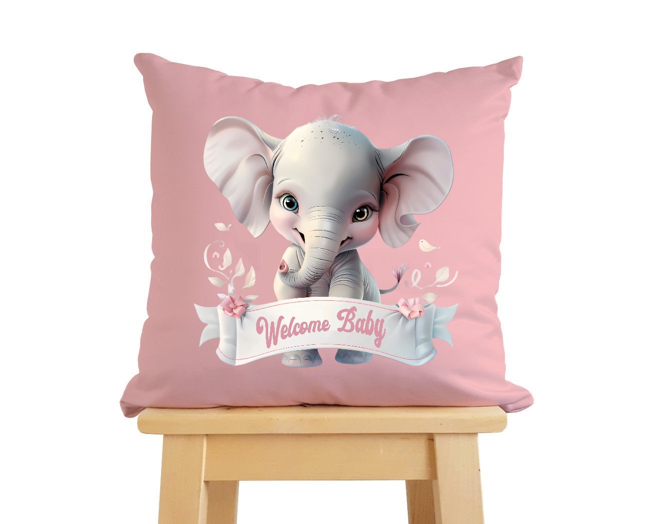 Elephant Welcome Baby Fille2