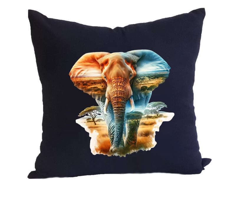 Eléphant Paysage Savane2