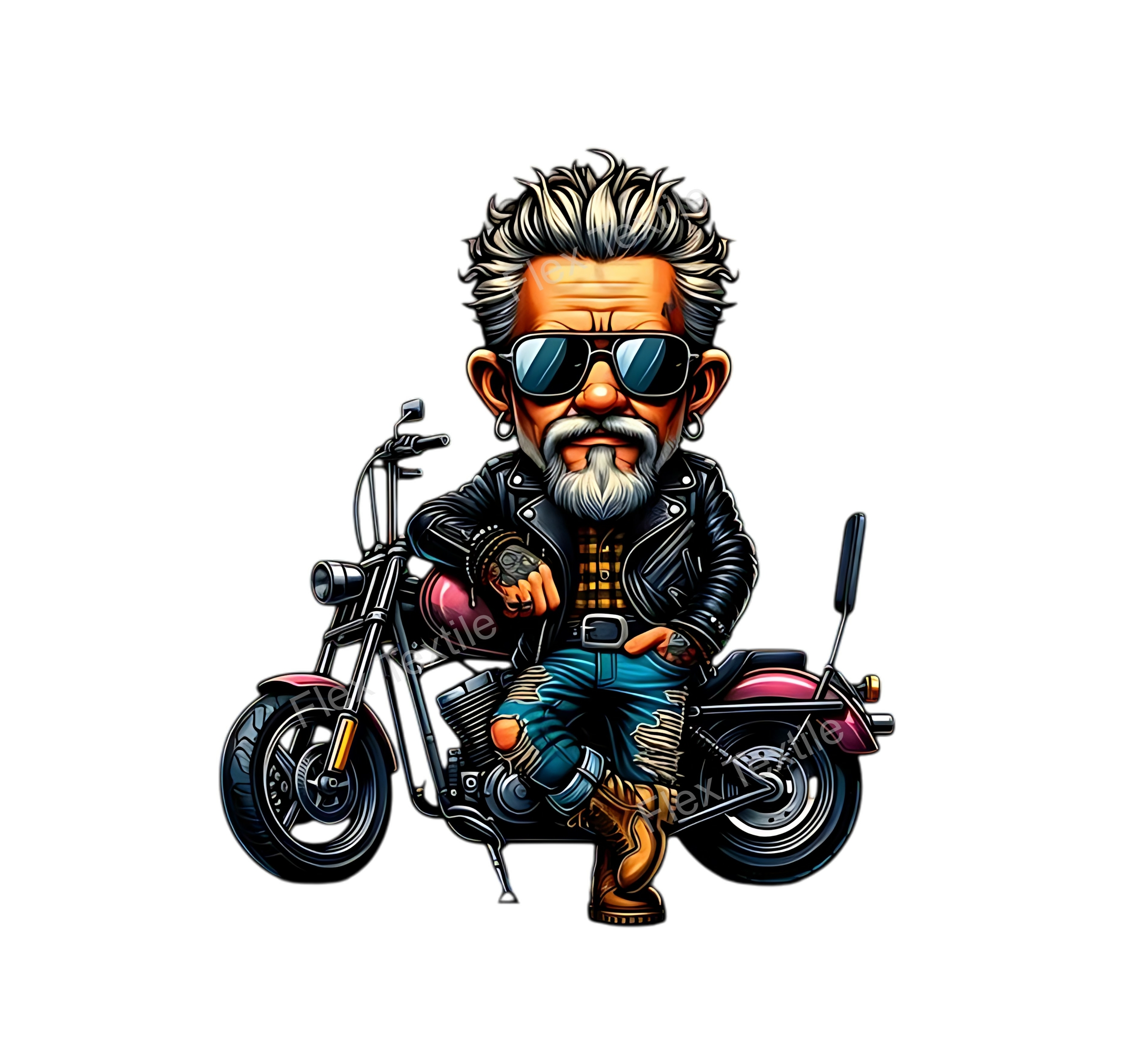 Homme Lunettes Moto transfert thermocollant impression dtf flex textile